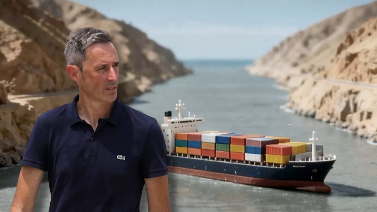 Mikel Reparaz Iran eta Oman artean dagoen Ormuzko itsasartea