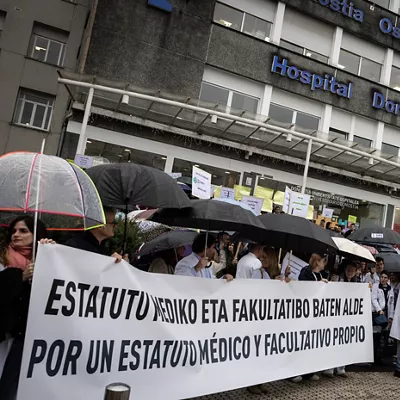 Osakidetza medikuak greba donostia protesta