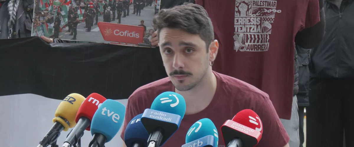 Iñigo Rodriguez Palestinarekin elkartasuna plataforma