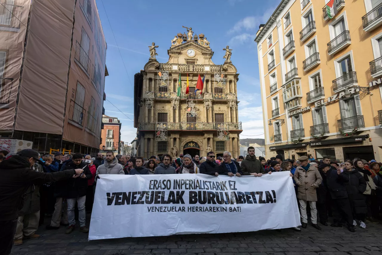 Pamplona concentración por Venezuela
