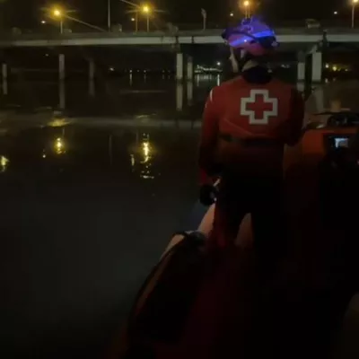 Buscan a un hombre tras caer al río Bidasoa