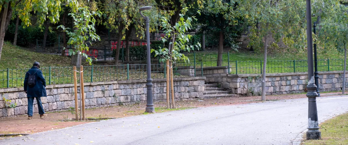 Parque de la Concordia en Jaén