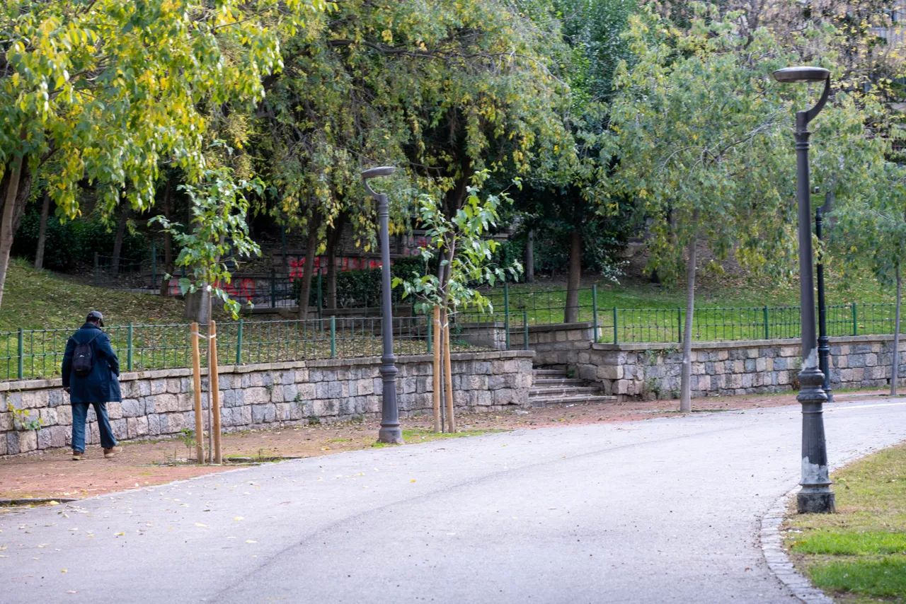 Parque de la Concordia en Jaén
