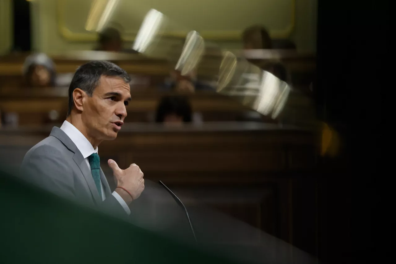 MADRID, 03/09/2026.- El presidente del Gobierno, Pedro Sánchez, comparece este jueves en el Congreso de los Diputados para informar de la gestión de la crisis en Ceuta. EFE/ Sergio Perez
