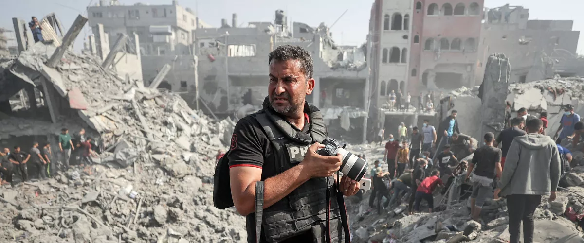 Periodista kazetari prentsa Gaza libertad de prensa