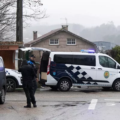MOS (PONTEVEDRA), 01/02/2026.- Una mujer de 52 años ha sido asesinada este domingo en la localidad pontevedresa de Mos, presuntamente por su pareja, un hombre de 57 años a quien busca la Guardia Civil como supuesto autor del crimen. EFE/ Salvador Sas
