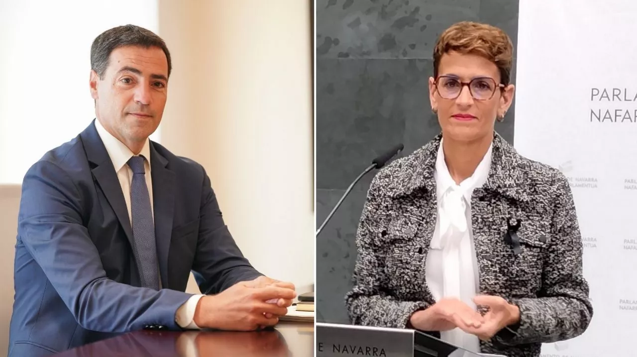 Imanol Pradales eta Maria Chivite