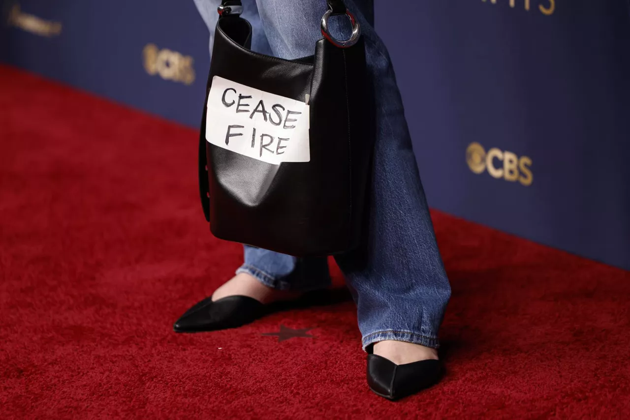 Megan Stalter at the Emmy. Photo: EFE