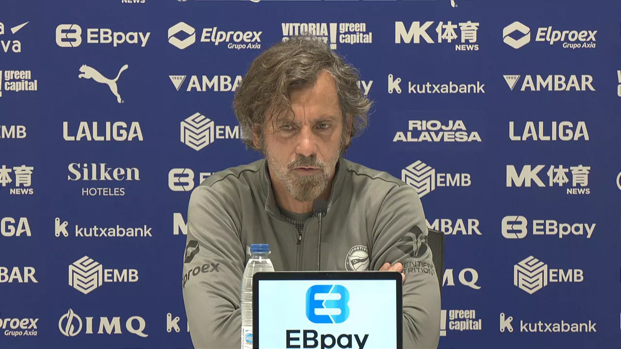 Quique Sánchez Flores, entrenador del Alavés