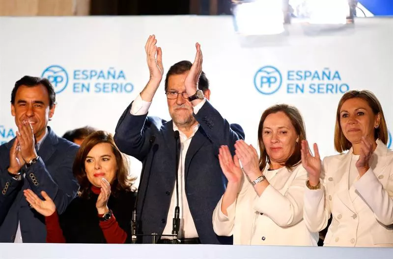 Mariano Rajoy PP elecciones generales 20D haustekunde orokorrak. EFE