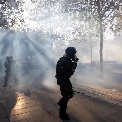 (Foto de ARCHIVO)

Paris, France: IPA89895761 - Paris, protest on October 18 near Place de la République; protesters clashing with police; police used tear gas at Place de la République; police officer (CRS)



Mattia David Rinaldi / Zuma Press / Europa Press

19/10/2026 ONLY FOR USE IN SPAIN