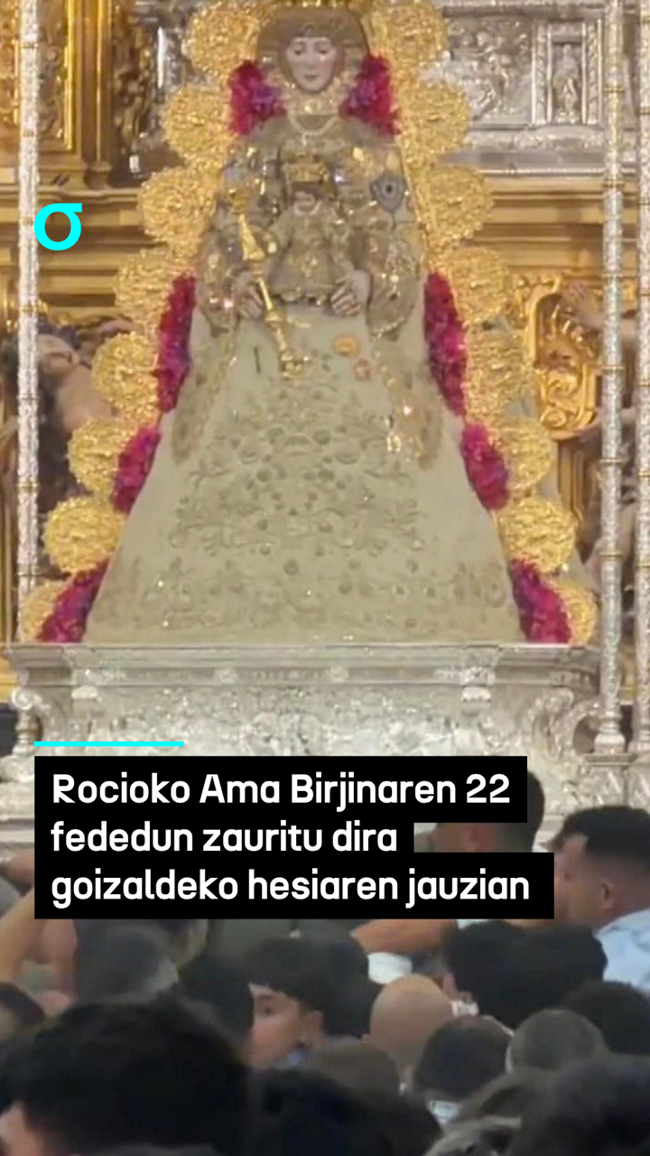 22 pertsona artatu eta beste bi ospitalera eraman dituzte Huelvan, Rocioko Ama Birjinaren prozesioaren hesiaren jauzian zaurituta