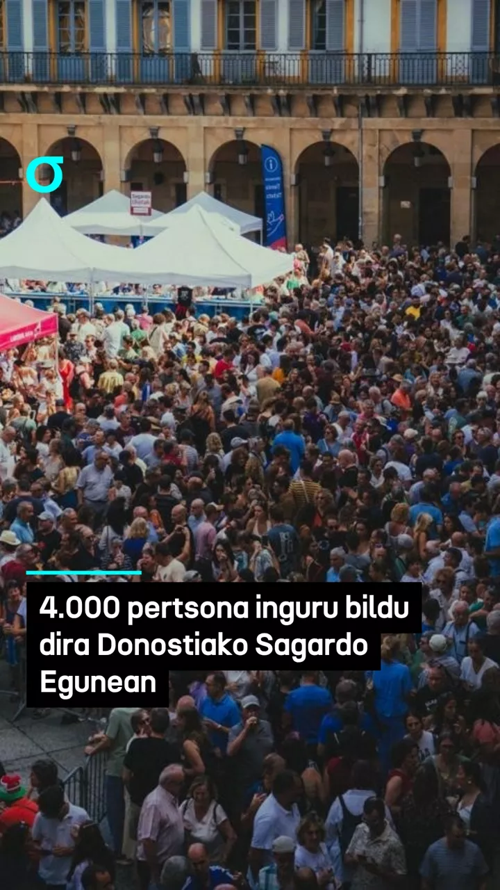 4.000 pertsona inguru bildu dira Donostiako Sagardo Egunean
