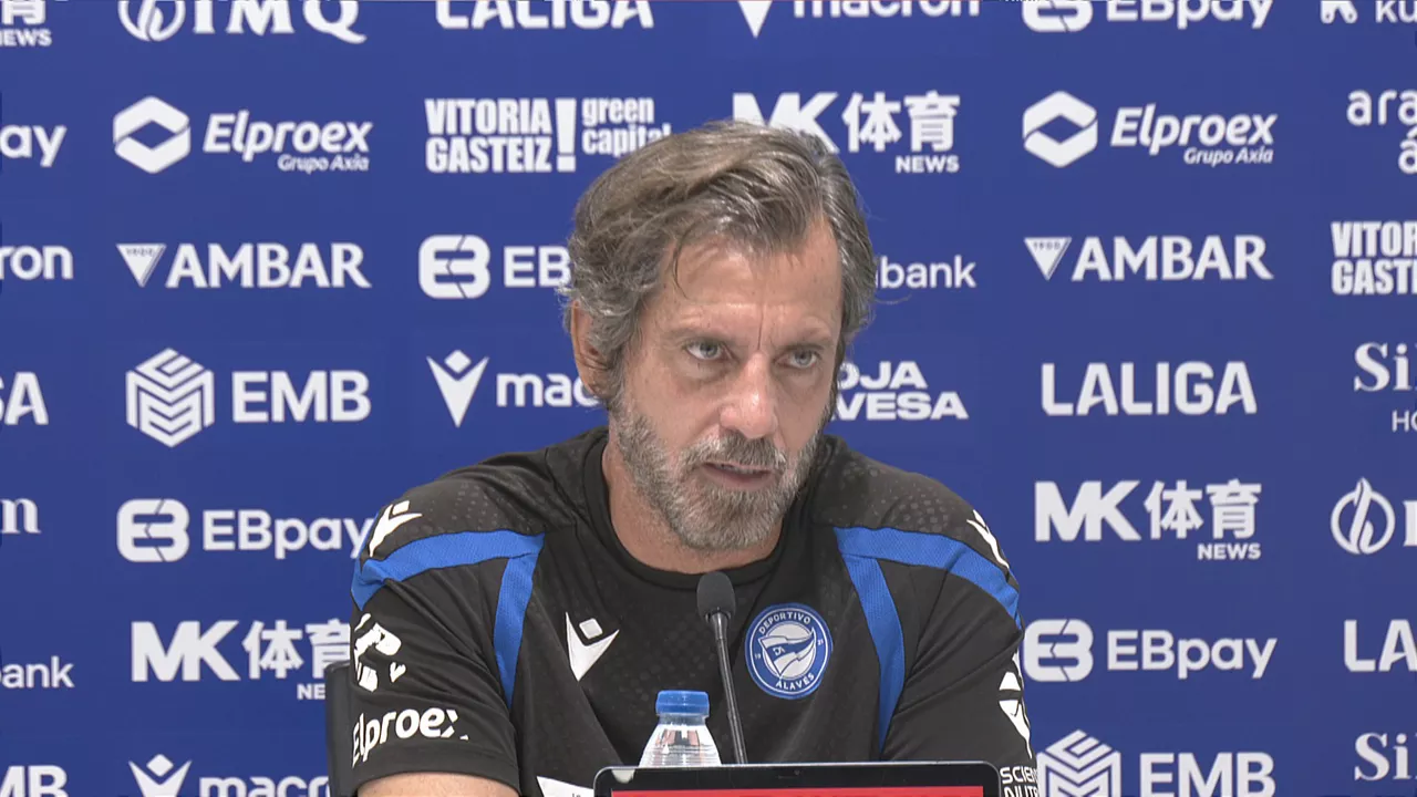 Quique Sánchez Flores, entrenador del Alavés