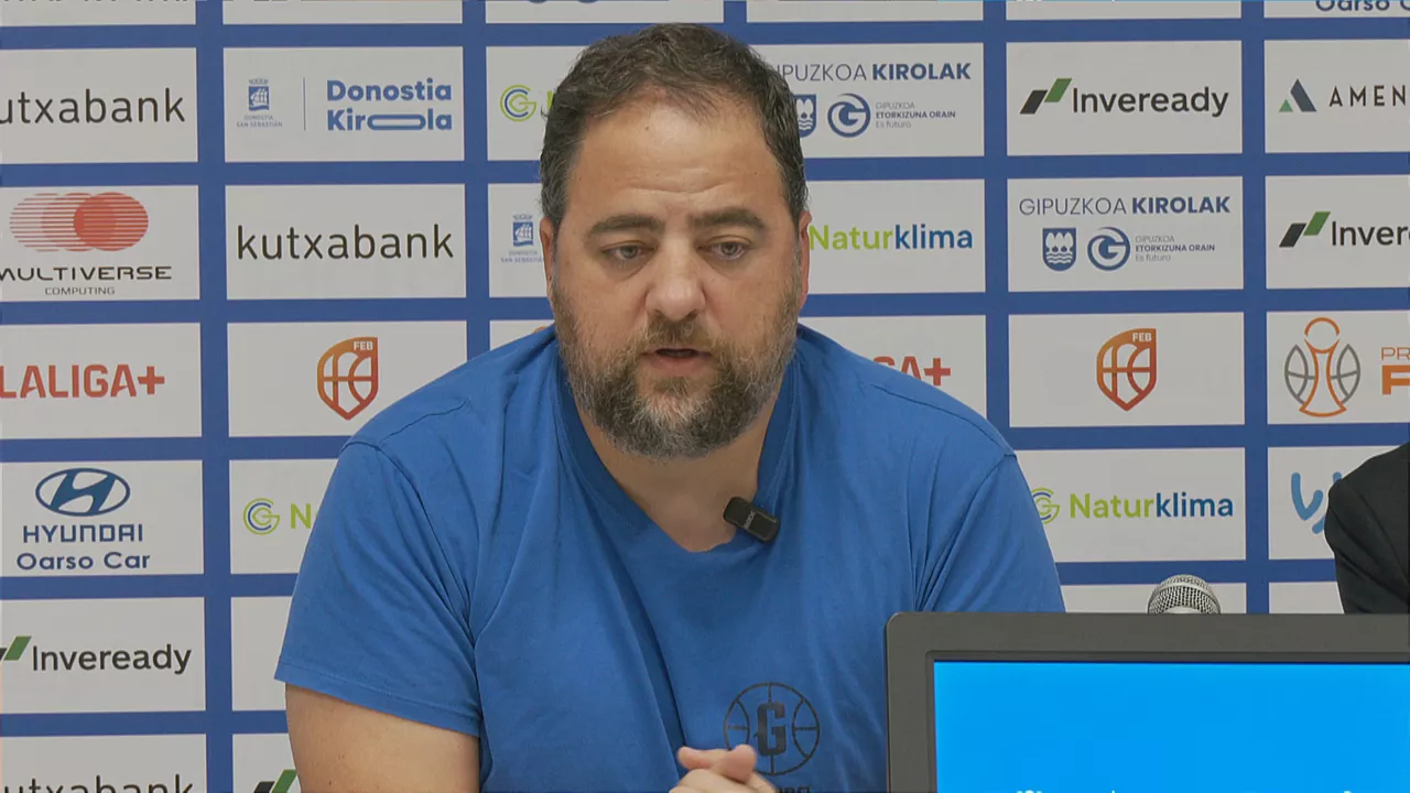 Sergio García, entrenador de Gipuzkoa Basket