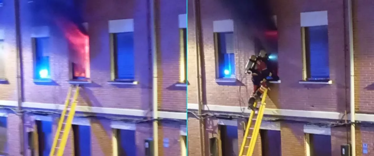 Una mujer herida en un incendio en una vivienda en Bilbao