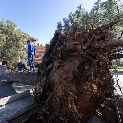 Cataluña viento temporal barcelona