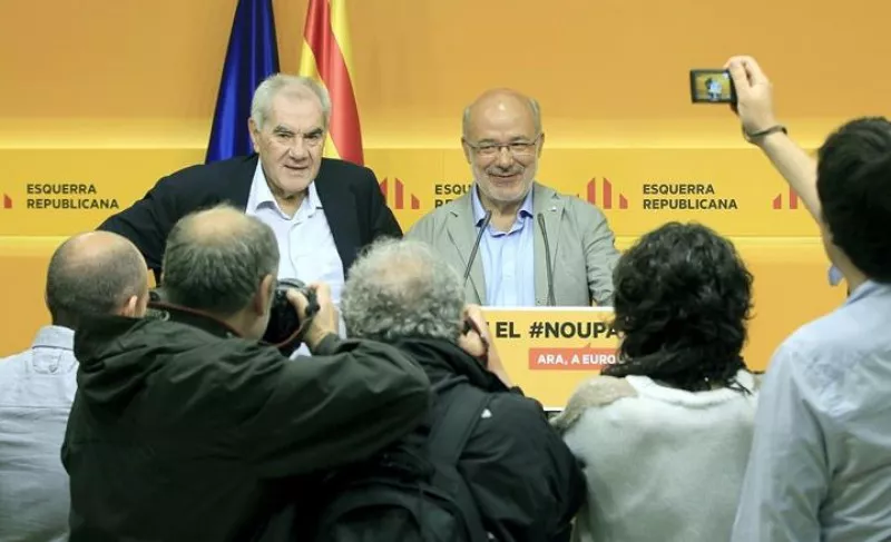 Josep Maria Terricabras (derecha) y Ernest Maragall (izquierda). Foto: EFE