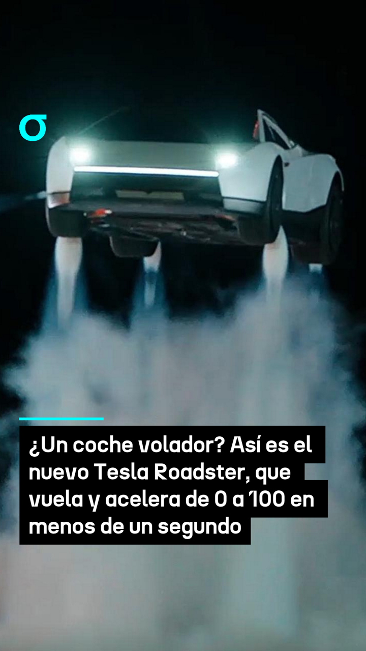 Tesla presenta el Roadster, un vehículo capaz de volar y acelerar de 0 a 100 en menos de un segundo

