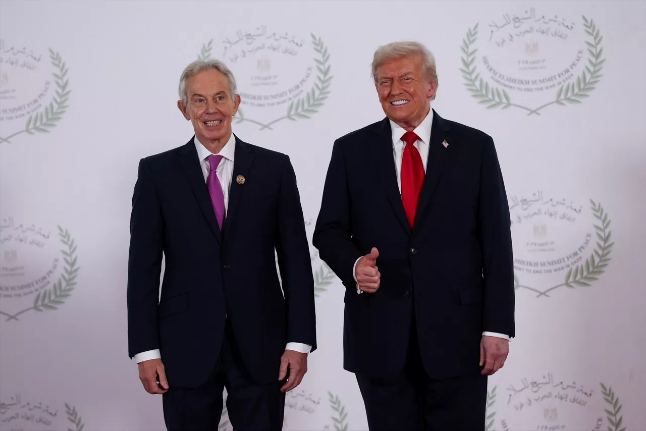 Tony Blair y Donald Trump