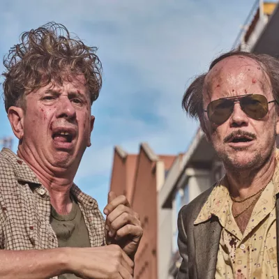 Gabino Diego eta Santiago Seguro "Torrente presidente" filmean