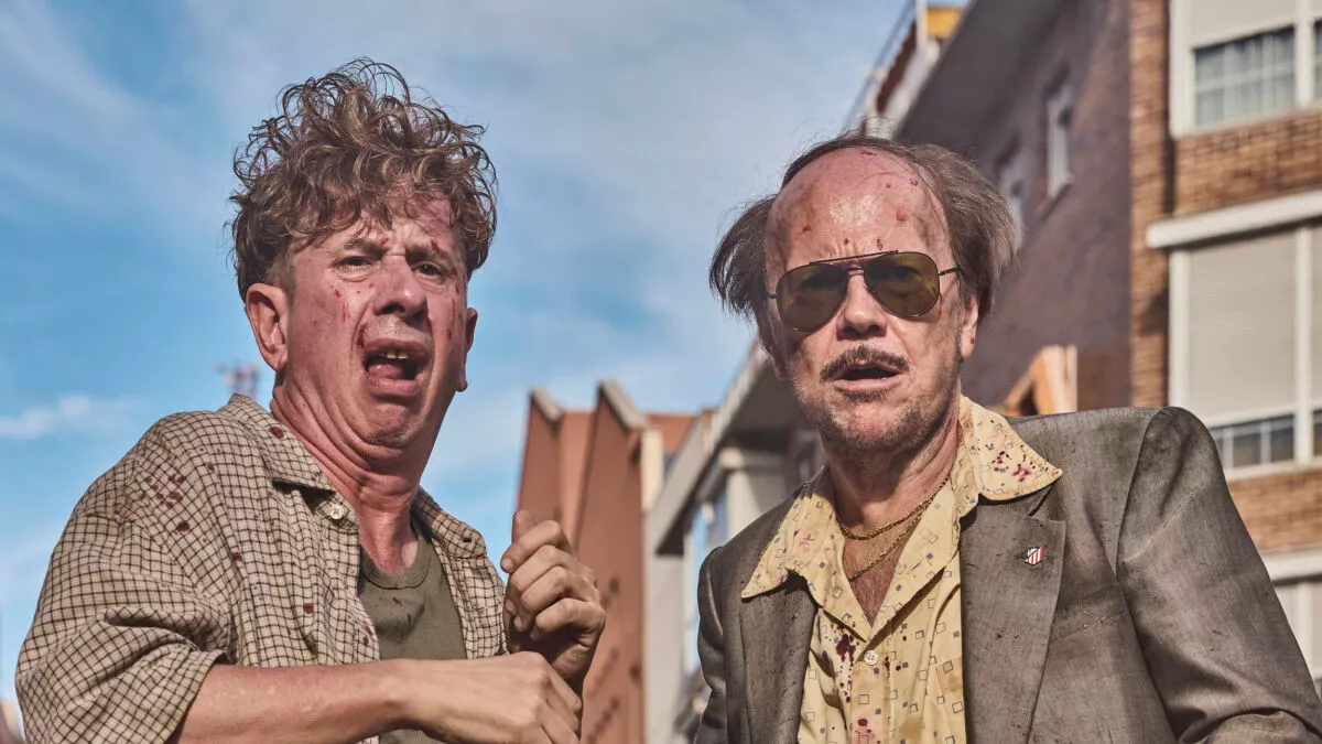 Gabino Diego eta Santiago Seguro "Torrente presidente" filmean