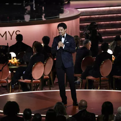 LOS ANGELES (United States), 02/02/2026.- Show host South African comedian Trevor Noah speaks during the 68th annual Grammy Awards ceremony at Crypto.com Arena in Los Angeles, California, USA, 01 February 2026. EFE/EPA/CHRIS TORRES
