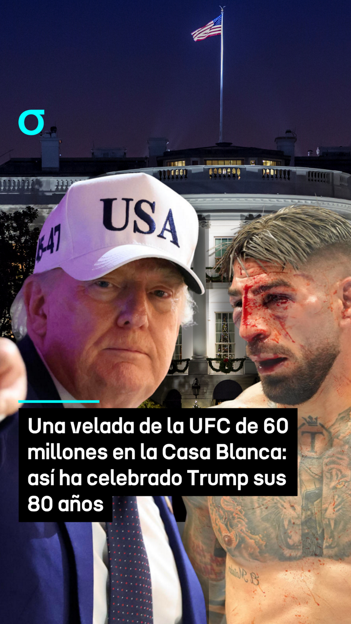 Trump desata la polémica con una millonaria y monumental velada de la UFC en la Casa Blanca por su 80 cumpleaños