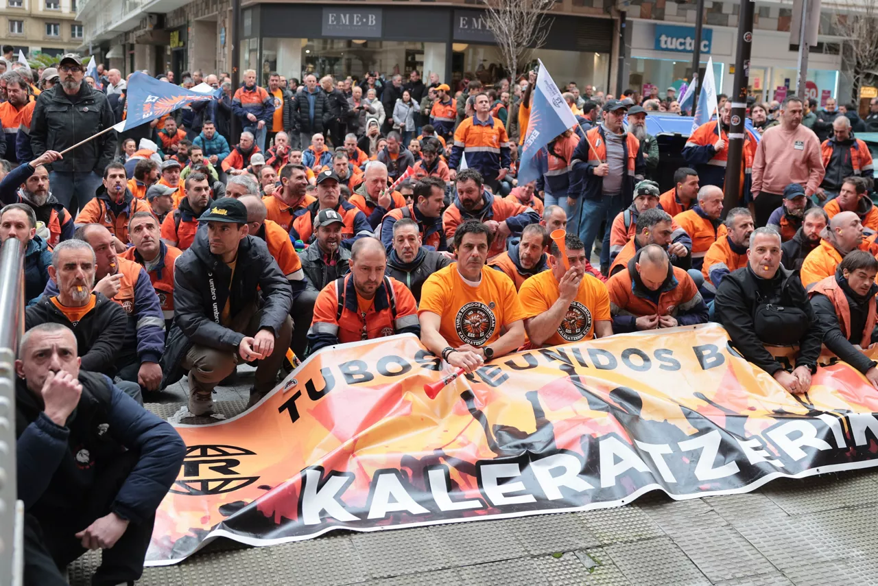 tubos reunidos protesta