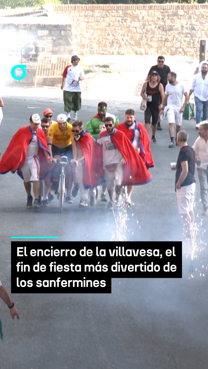 El encierro de la villavesa, el fin de fiesta más divertido de los sanfermines
