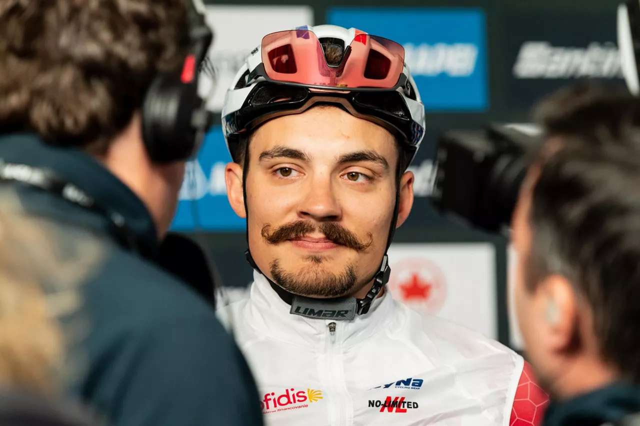 Montreal (Canada), 27/09/2026.- Vladimir Kovacik of Slovakia before the Men's Road Race at the UCI Road Cycling World Championships in Montreal, Canada, 27 September 2026. (Ciclismo, Eslovaquia) EFE/EPA/EDOUARD DESROCHES
