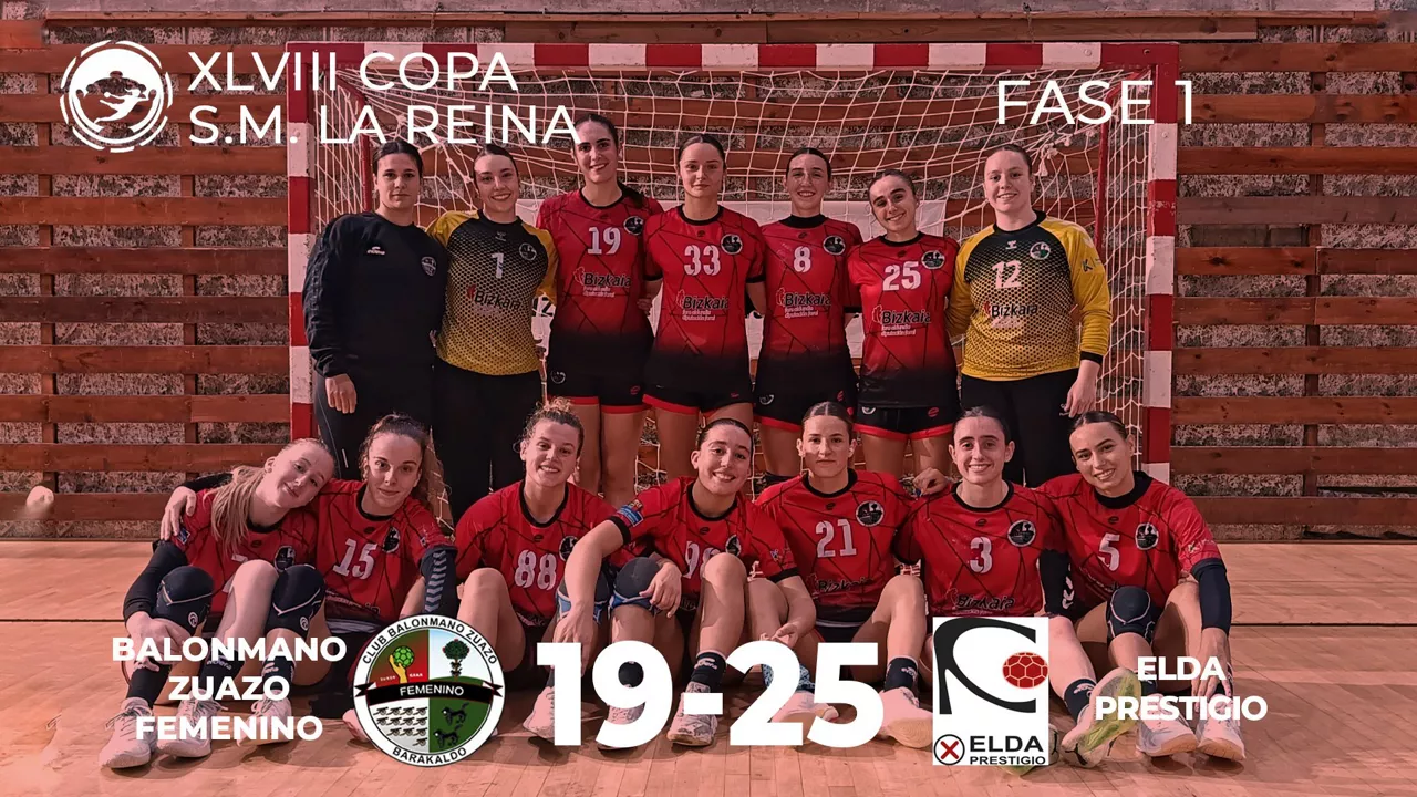 El Zuazo, eliminado de la Copa de la Reina
